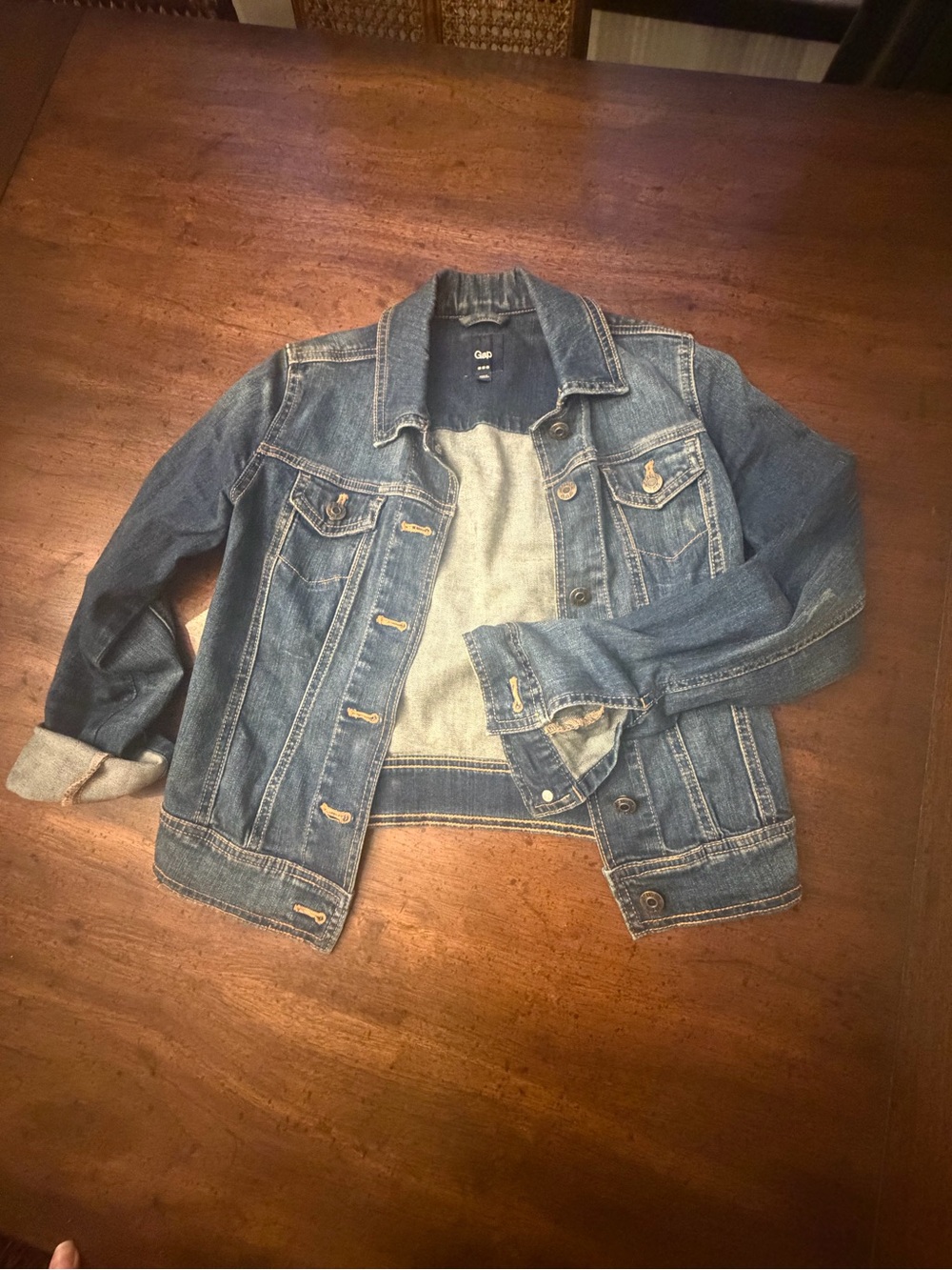 GAP Denim Jacket with Contrast Stitching